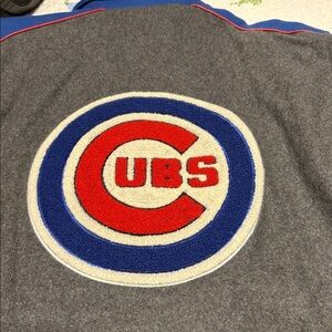 Gray and Blue Cubs Jacket